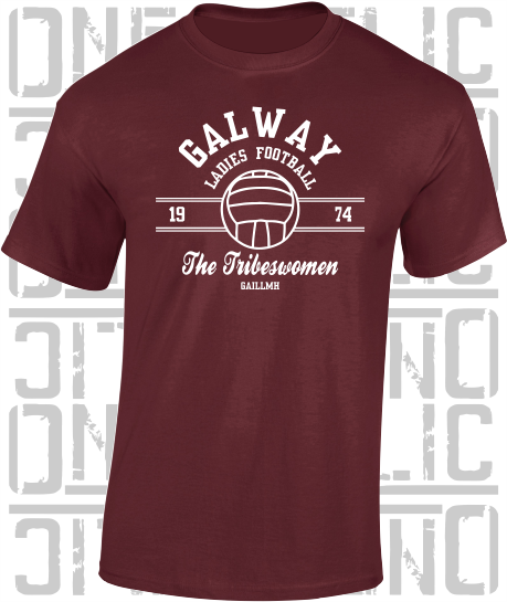 Ladies Gaelic Football T-Shirt - Adult - All Counties Available