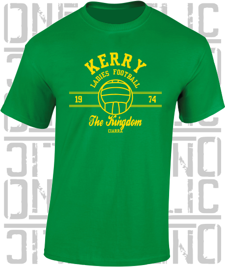 Ladies Gaelic Football T-Shirt - Adult - All Counties Available