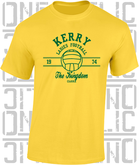 Ladies Gaelic Football T-Shirt - Adult - All Counties Available