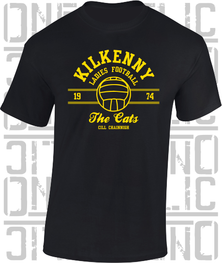 Ladies Gaelic Football T-Shirt - Adult - All Counties Available