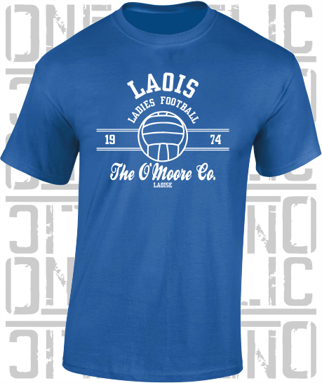 Ladies Gaelic Football LGF T-Shirt - Adult - Laois