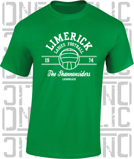 Ladies Gaelic Football LGF T-Shirt - Adult - Limerick