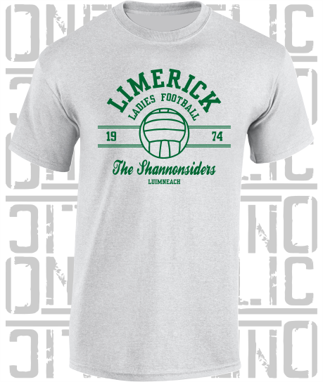 Ladies Gaelic Football LGF T-Shirt - Adult - Limerick