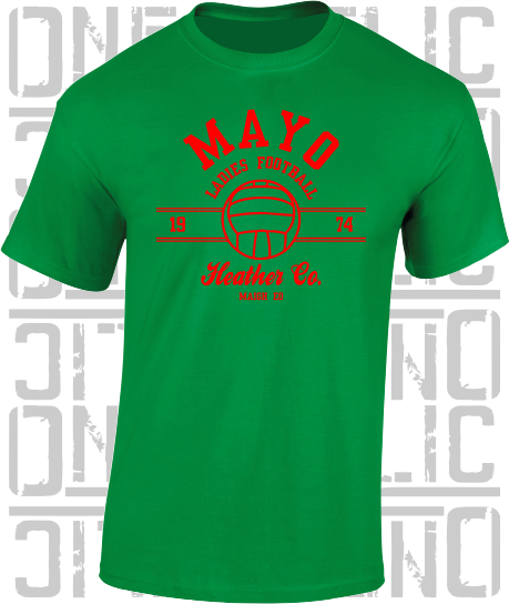 Ladies Gaelic Football LGF T-Shirt - Adult - Mayo