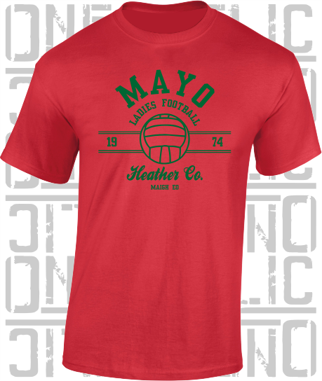 Ladies Gaelic Football T-Shirt - Adult - All Counties Available