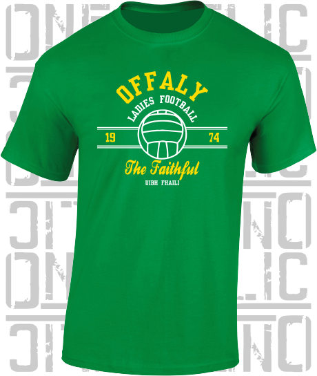 Ladies Gaelic Football T-Shirt - Adult - All Counties Available