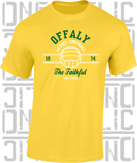 Ladies Gaelic Football T-Shirt - Adult - All Counties Available