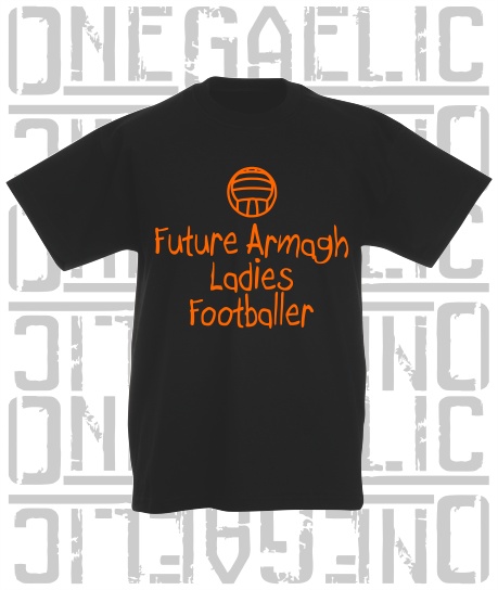 Future Ladies Footballer Baby/Toddler/Kids T-Shirt - Ladies Gaelic Football - All Counties Available