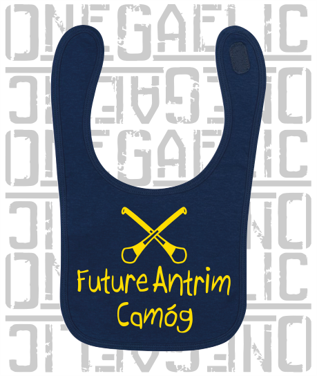 Future Antrim Camóg Baby Bib - Camogie