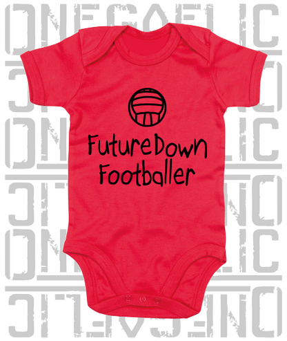 Future Down Footballer Baby Bodysuit - Gaelic Football