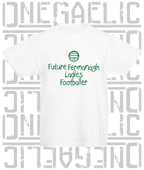 Future Ladies Footballer Baby/Toddler/Kids T-Shirt - Ladies Gaelic Football - All Counties Available