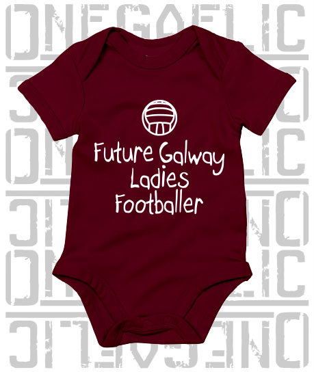 Future Galway Ladies Footballer Baby Bodysuit - Ladies Gaelic Football