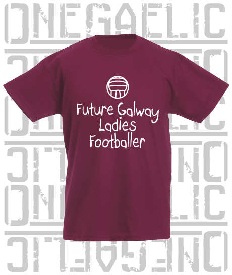 Future Ladies Footballer Baby/Toddler/Kids T-Shirt - Ladies Gaelic Football - All Counties Available