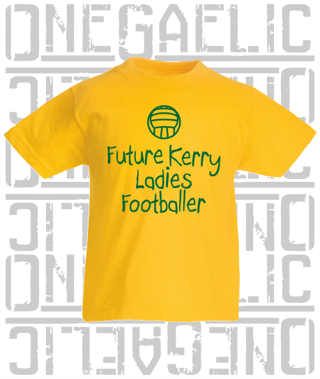 Future Kerry Ladies Footballer Baby/Toddler/Kids T-Shirt - LG Football