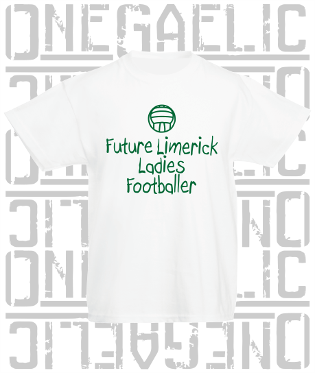 Future Ladies Footballer Baby/Toddler/Kids T-Shirt - Ladies Gaelic Football - All Counties Available