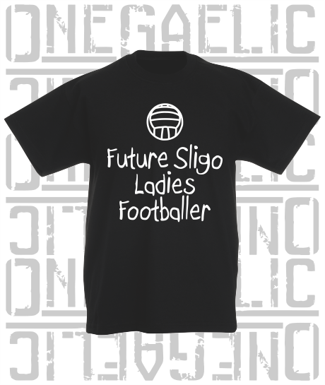 Future Ladies Footballer Baby/Toddler/Kids T-Shirt - Ladies Gaelic Football - All Counties Available