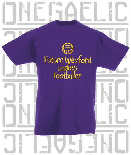 Future Ladies Footballer Baby/Toddler/Kids T-Shirt - Ladies Gaelic Football - All Counties Available