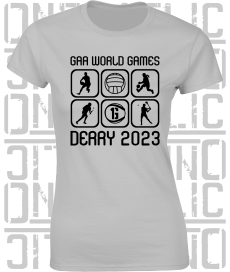 GAA World Games 2023 - Ladies Skinny-Fit T-Shirt