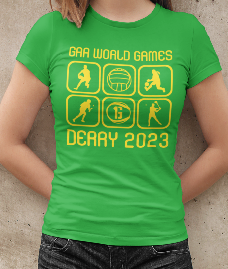 GAA World Games 2023 - Ladies Skinny-Fit T-Shirt