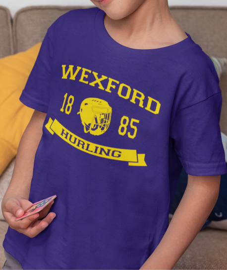 Hurling Helmet T-Shirt - Kids - All Counties Available