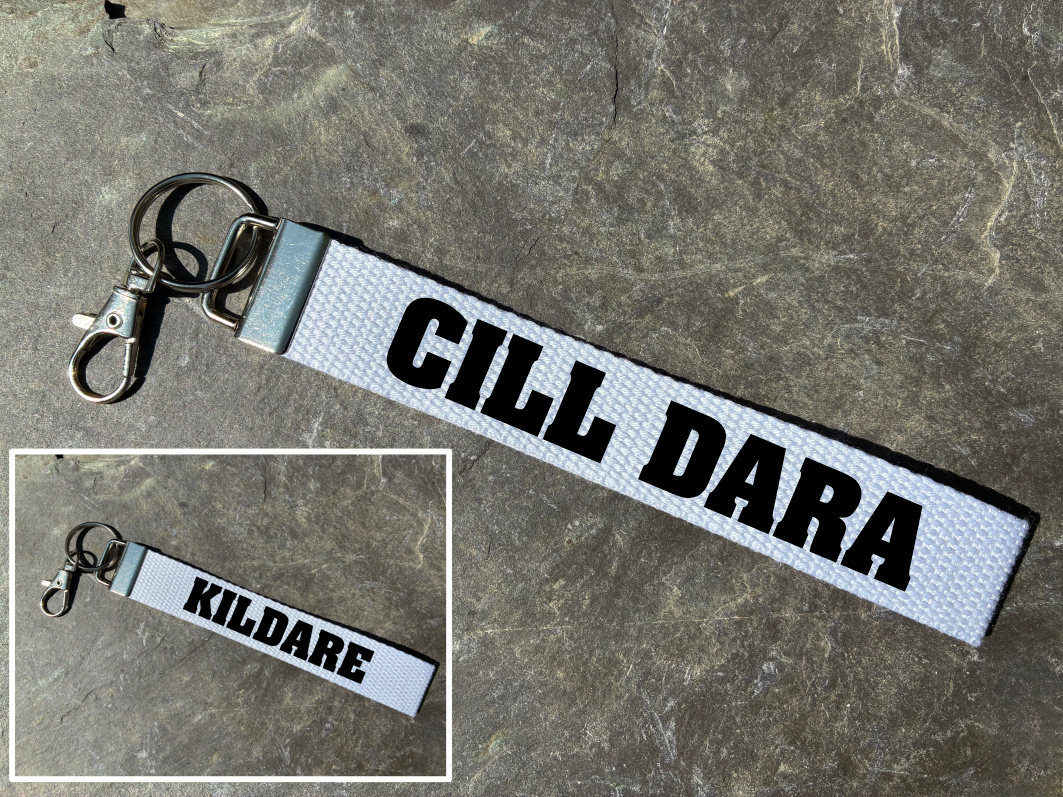 County Colours Gaelic Games Wristlet/Keyring/Keyfob - GAA - Hurling, Camogie, Football, Ladies Football & Handball. Wrist Lanyard.