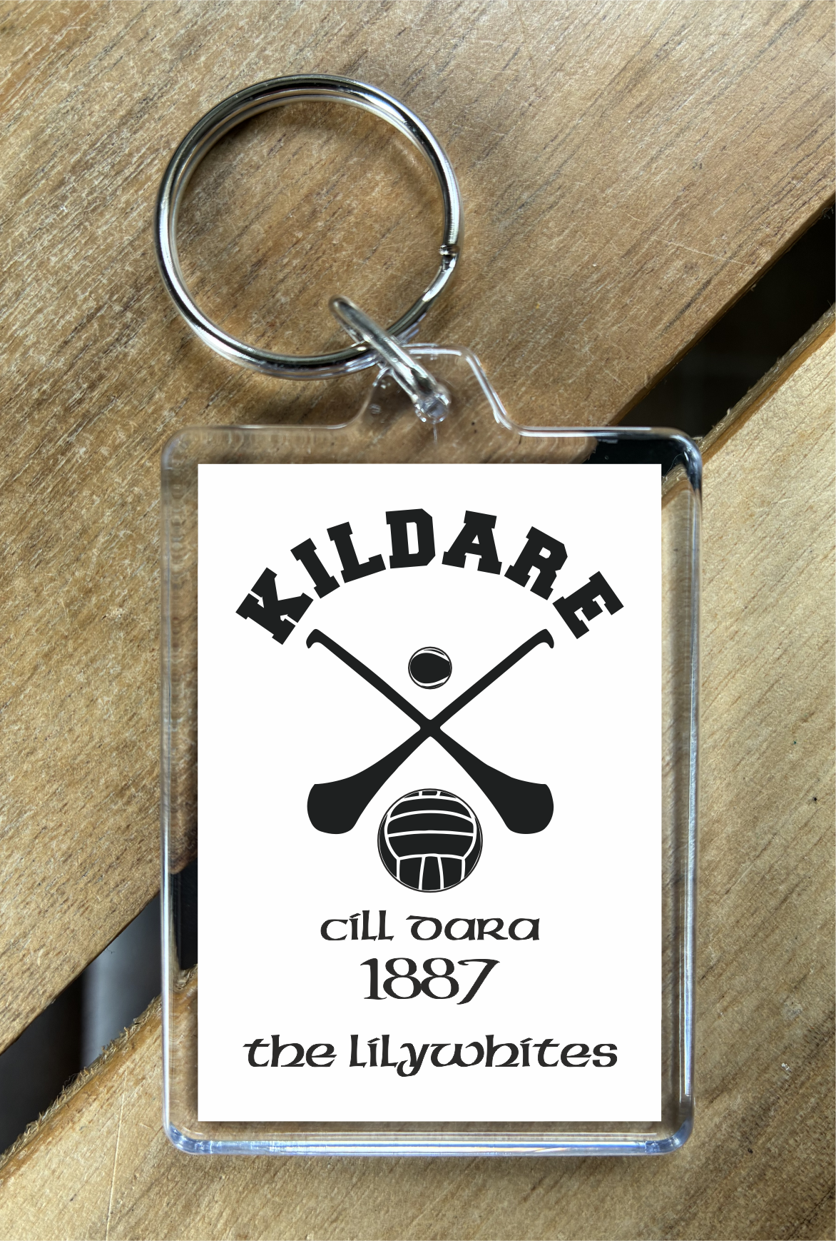 Gaelic Games (GAA) County Colours Plastic Keyring - All Irish Counties Available. Hurling Camogie Gaelic Football Ladies Gaelic Football (Copy)
