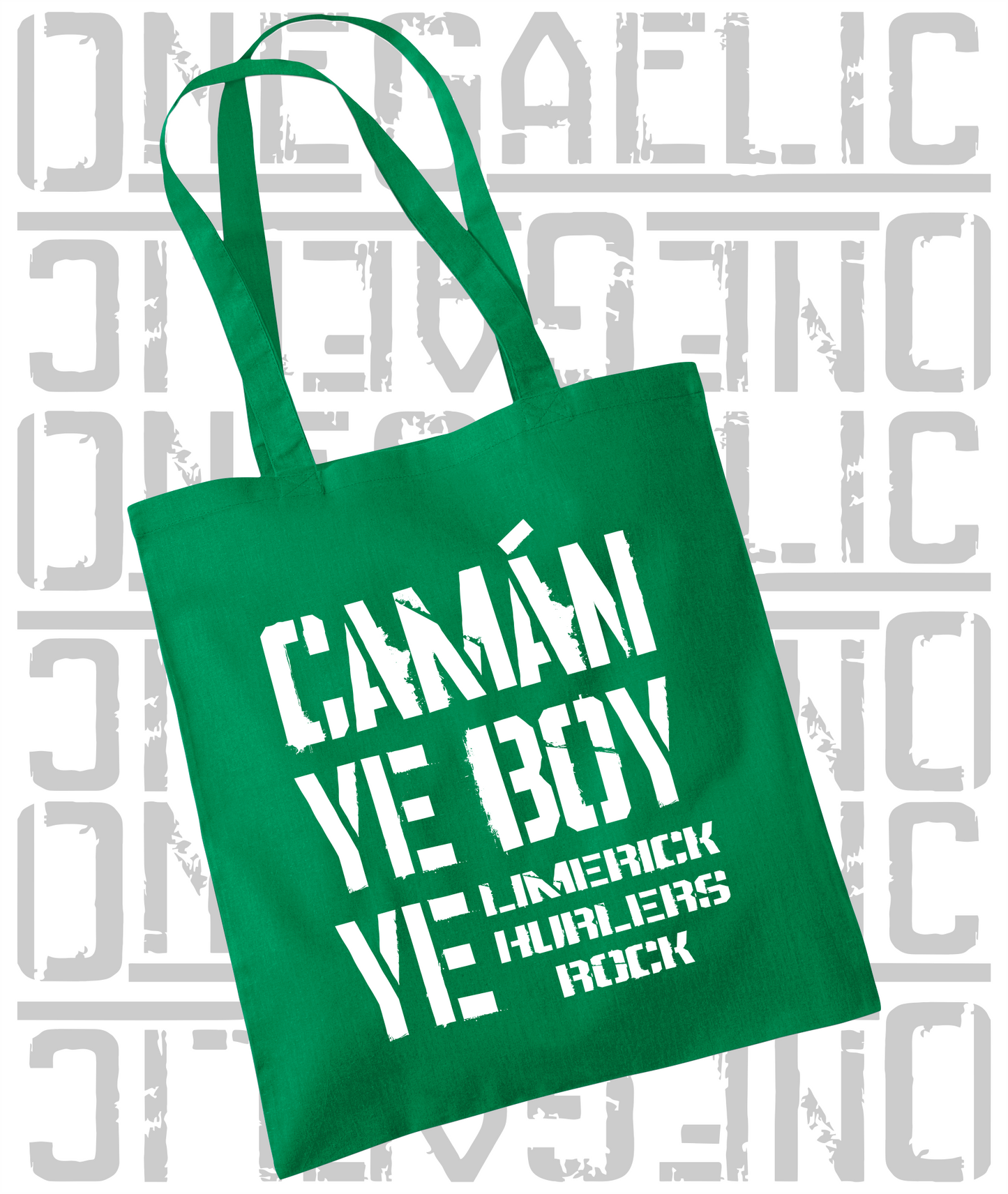 Camán Ye Boy Ye - Hurling Tote Bag - All Irish Counties Available