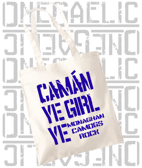 Camán Ye Girl Ye - Camogie Tote Bag - All Irish Counties Available