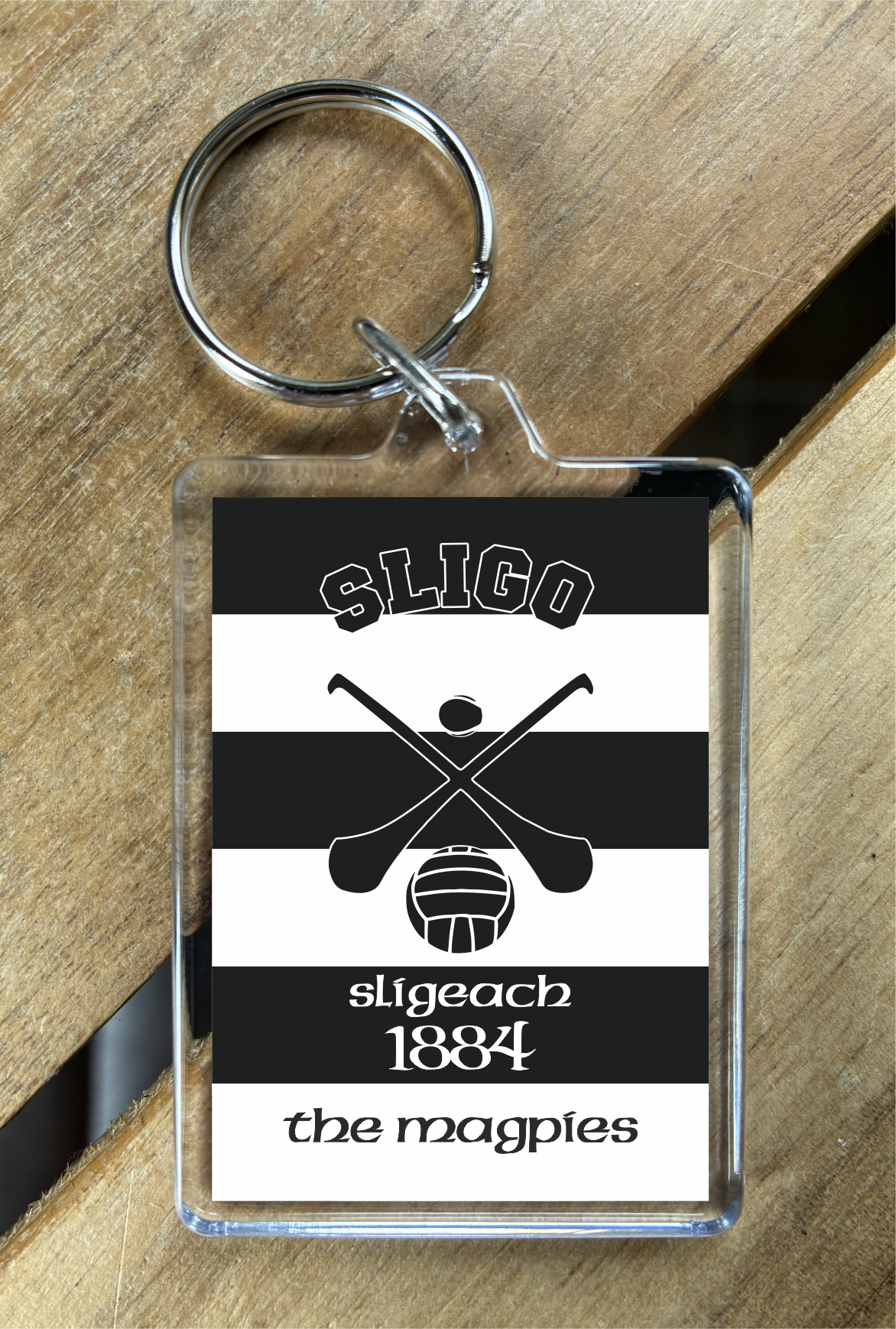 Gaelic Games (GAA) County Colours Plastic Keyring - All Irish Counties Available. Hurling Camogie Gaelic Football Ladies Gaelic Football (Copy)