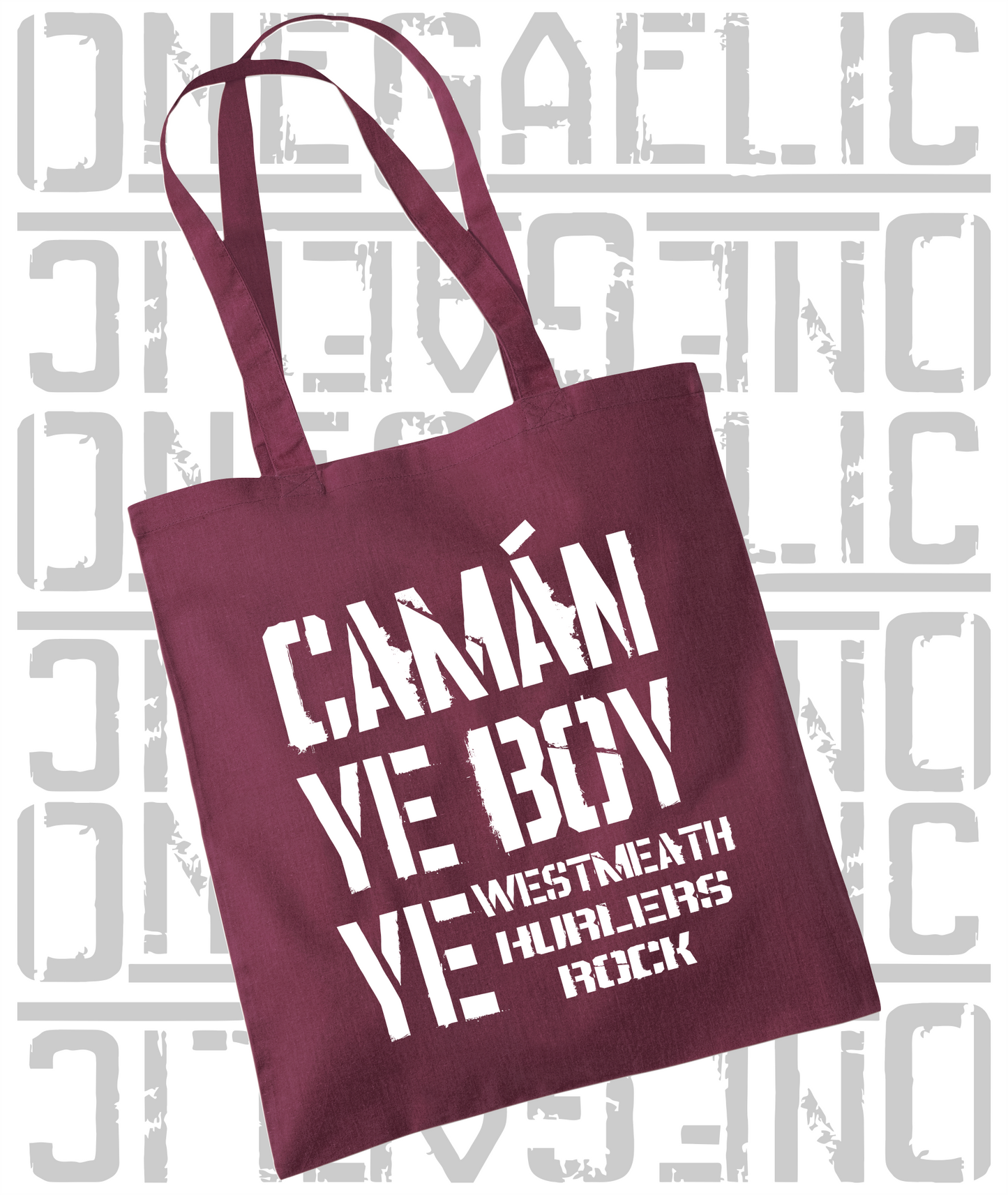 Camán Ye Boy Ye - Hurling Tote Bag - All Irish Counties Available