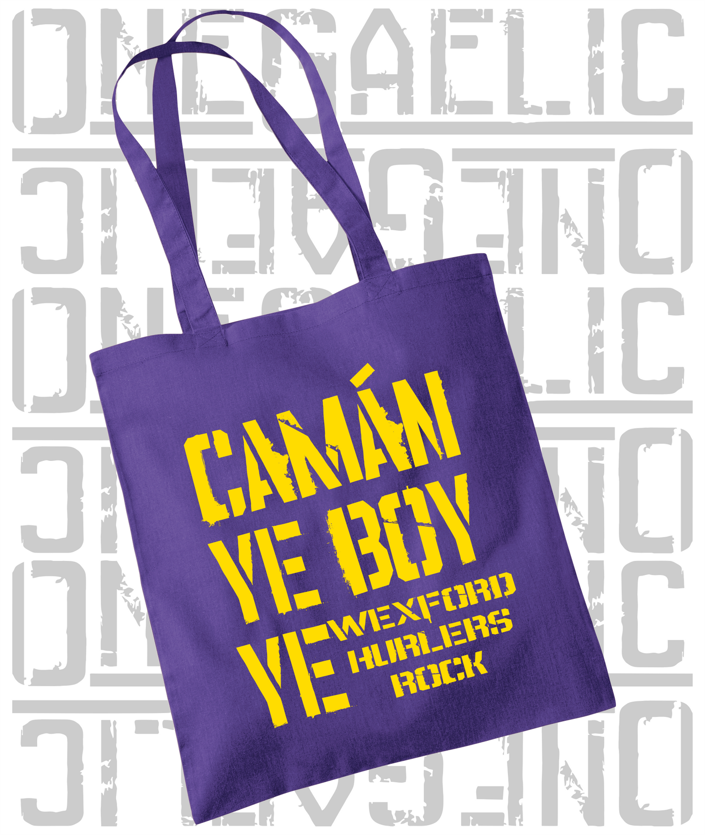 Camán Ye Boy Ye - Hurling Tote Bag - All Irish Counties Available