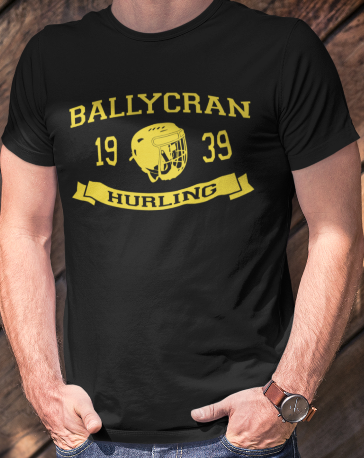 Ballycran, Co. Down, Hurling Helmet T-Shirt - Adult
