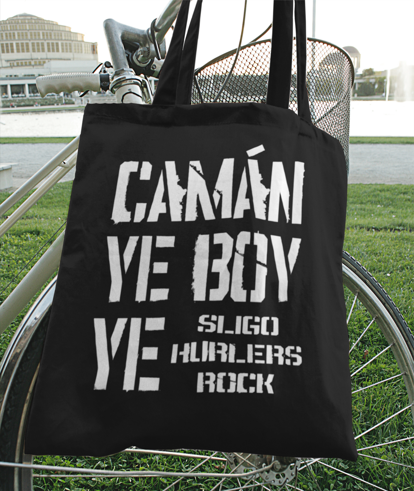 Camán Ye Boy Ye - Hurling Tote Bag - All Irish Counties Available
