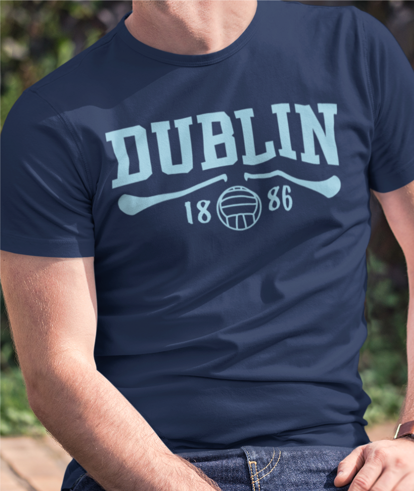 Dublin Gaelic Games T-Shirt - Adult - Hurling, Camogie, Football, Ladies Football