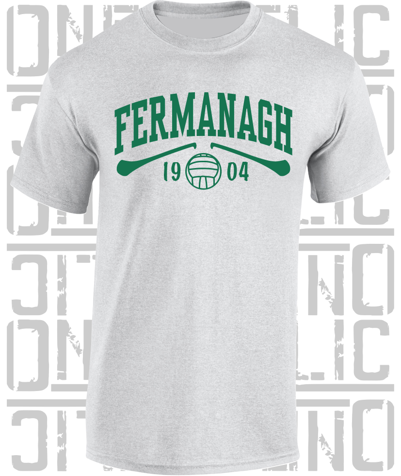 Fermanagh Gaelic Games T-Shirt - Adult - Hurling, Camogie, Football, Ladies Football