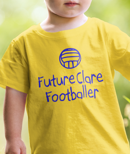 Future Footballer Baby/Toddler/Kids T-Shirt - Gaelic Football - All Counties Available