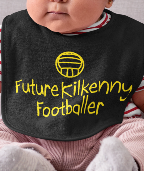 Future Footballer Baby Bib - Gaelic Football - All Counties Available