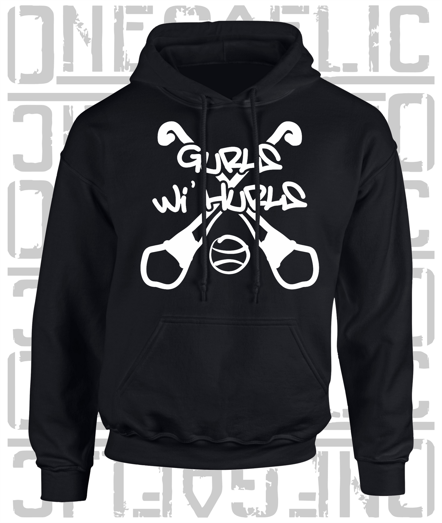 Gurls Wi' Hurls Hoodie, Camogie - Adult - All Counties Available