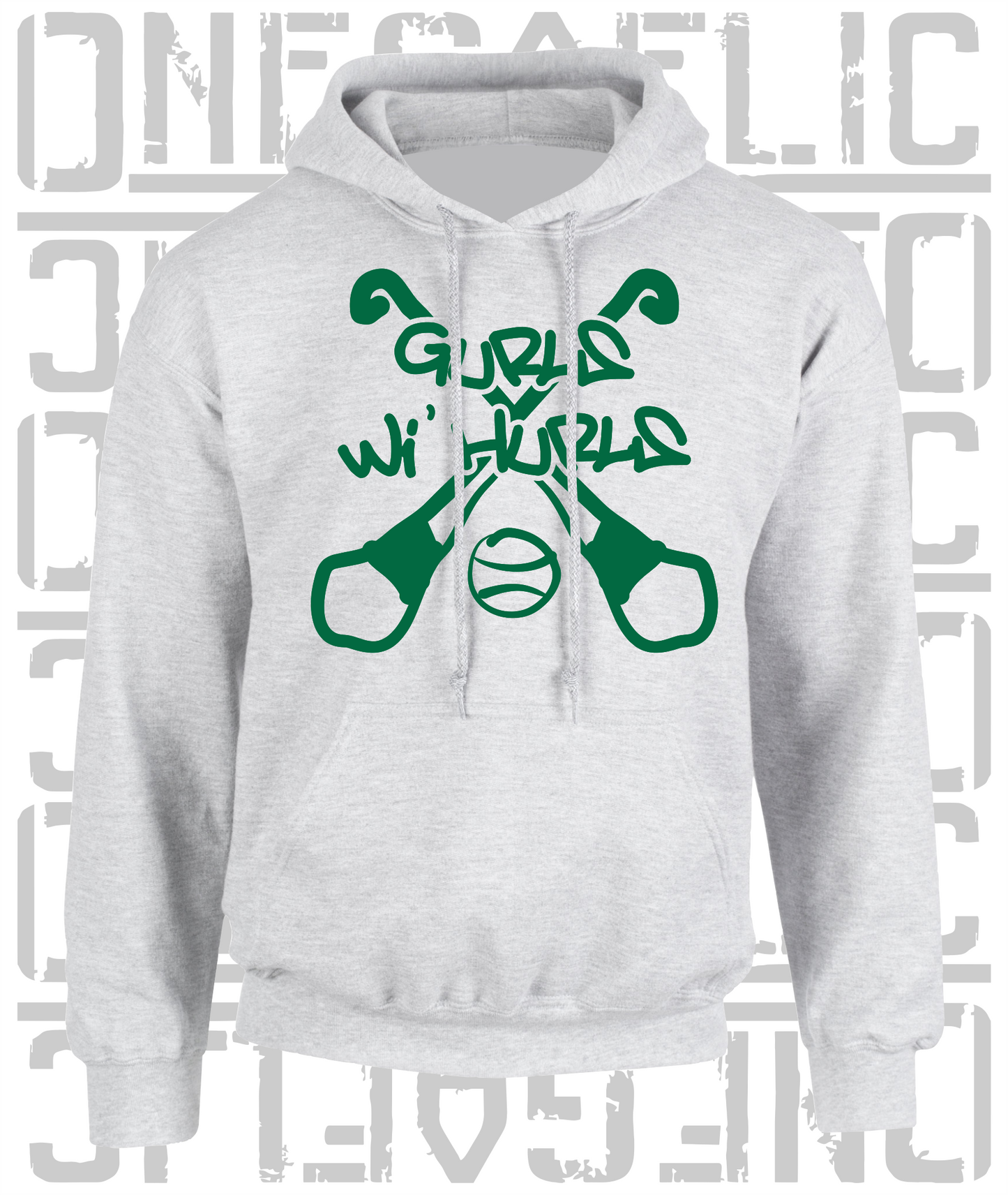 Gurls Wi' Hurls Hoodie, Camogie - Adult - All Counties Available