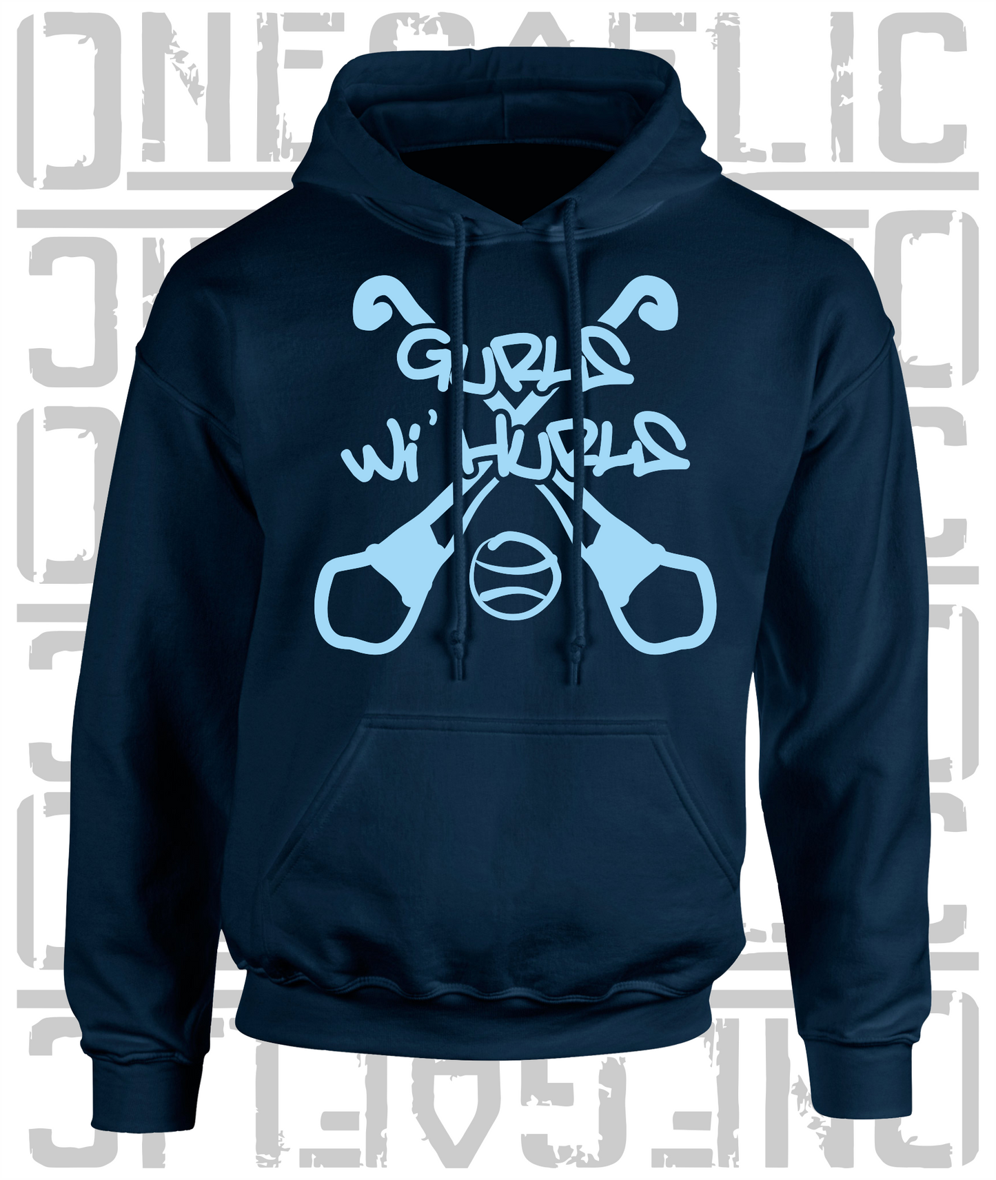 Gurls Wi' Hurls Hoodie, Camogie - Adult - All Counties Available