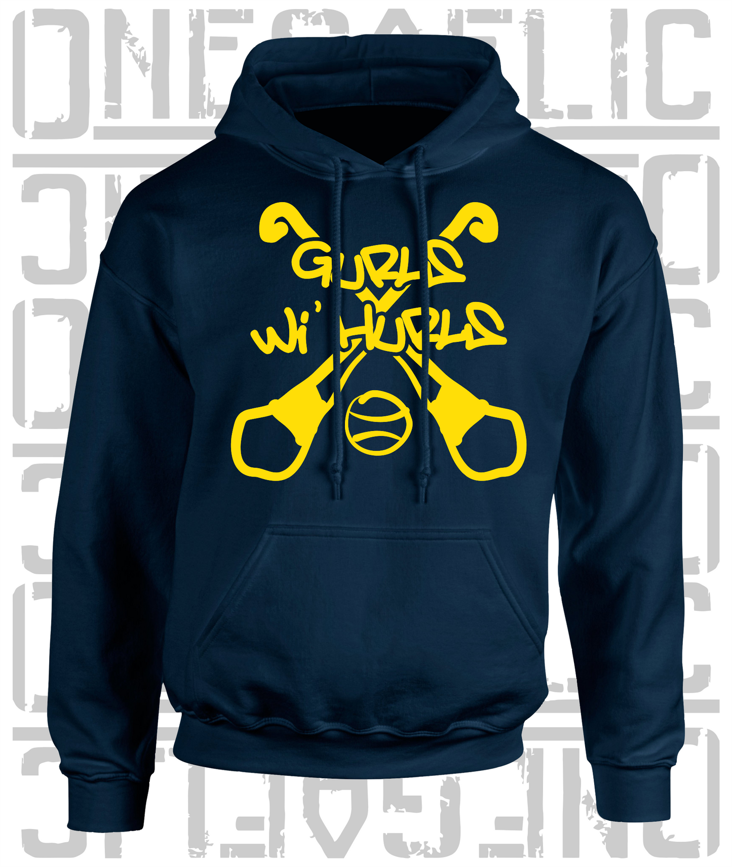 Gurls Wi' Hurls Hoodie, Camogie - Adult - All Counties Available