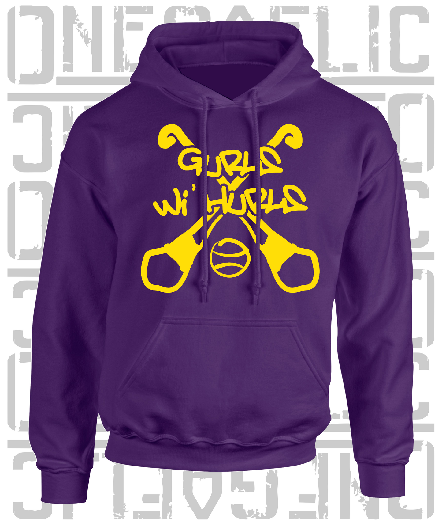 Gurls Wi' Hurls Hoodie, Camogie - Adult - All Counties Available