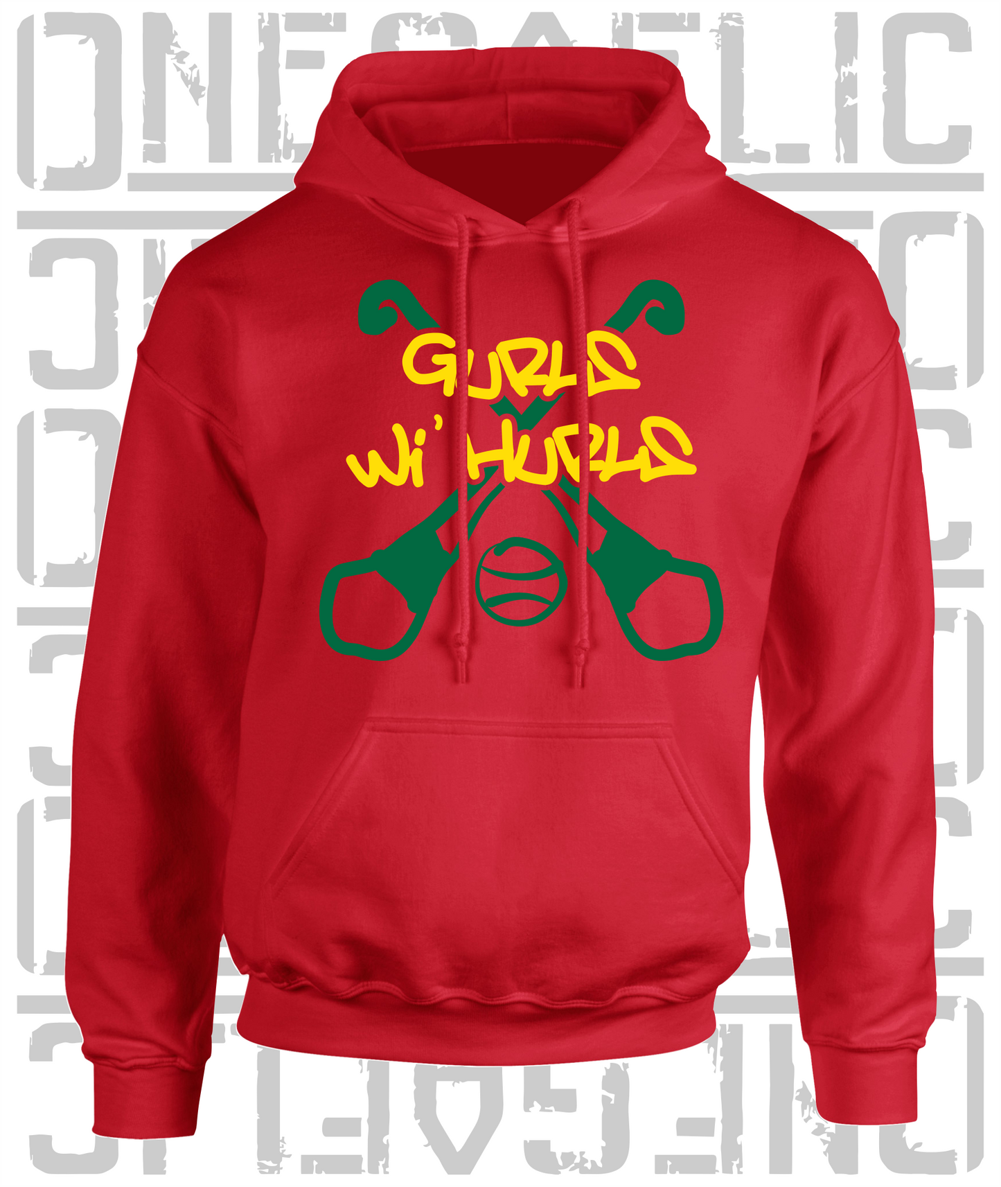 Gurls Wi' Hurls Hoodie, Camogie - Adult - All Counties Available