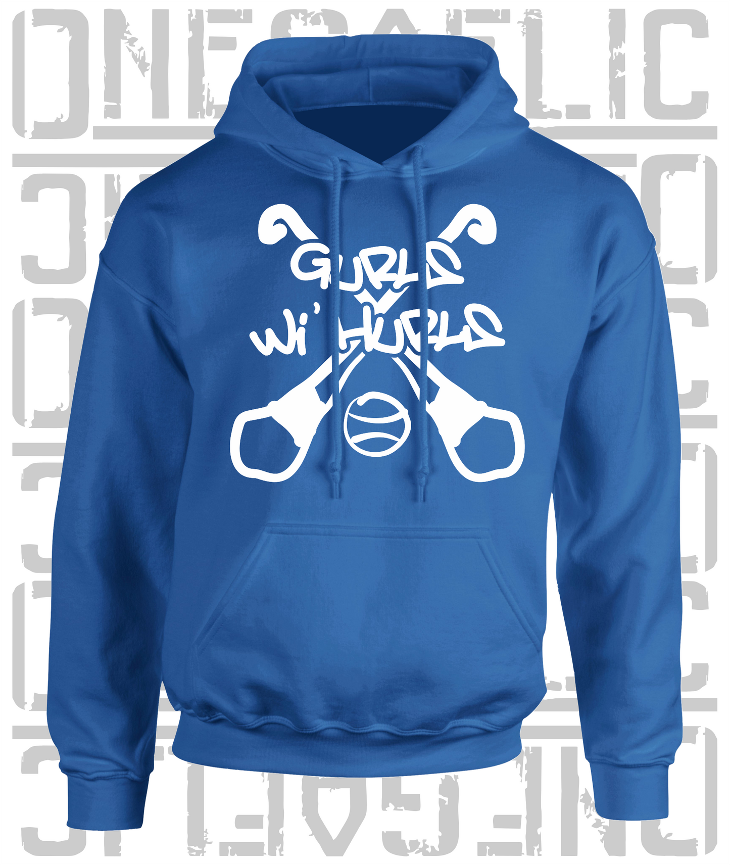 Gurls Wi' Hurls Hoodie, Camogie - Adult - All Counties Available