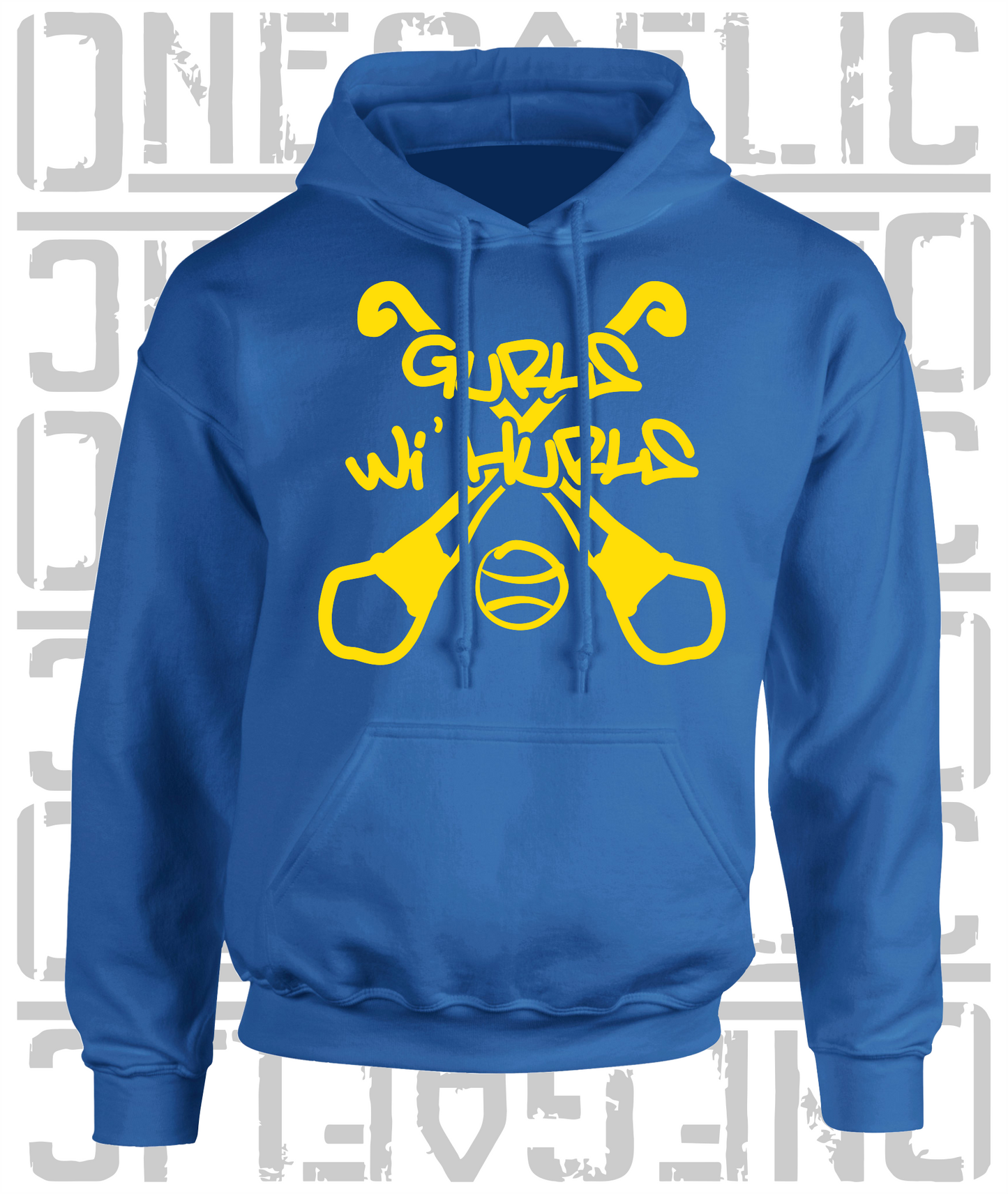 Gurls Wi' Hurls Hoodie, Camogie - Adult - All Counties Available