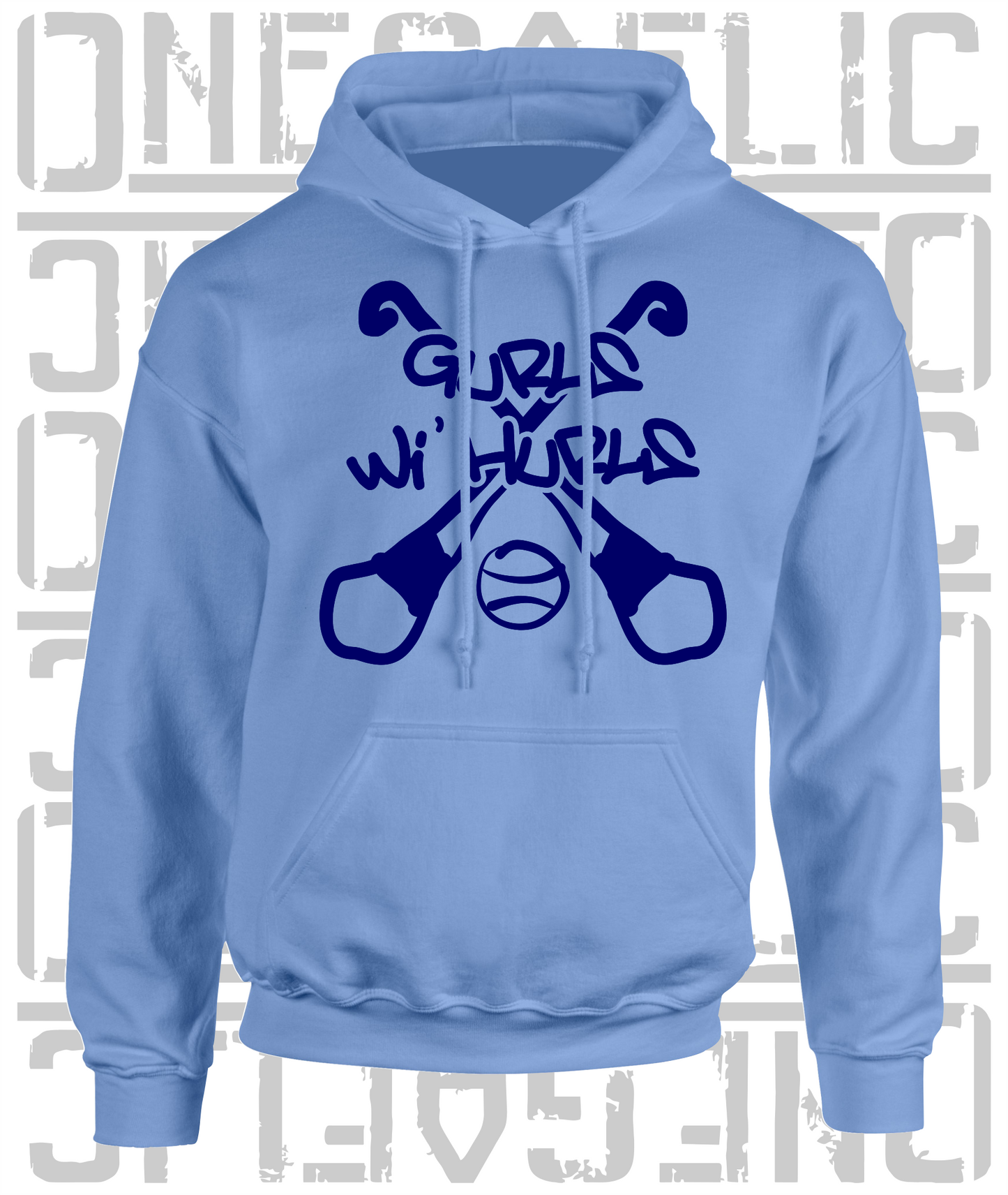 Gurls Wi' Hurls Hoodie, Camogie - Adult - All Counties Available