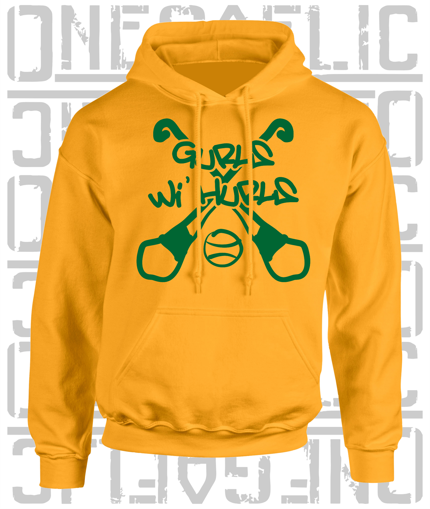 Gurls Wi' Hurls Hoodie, Camogie - Adult - All Counties Available