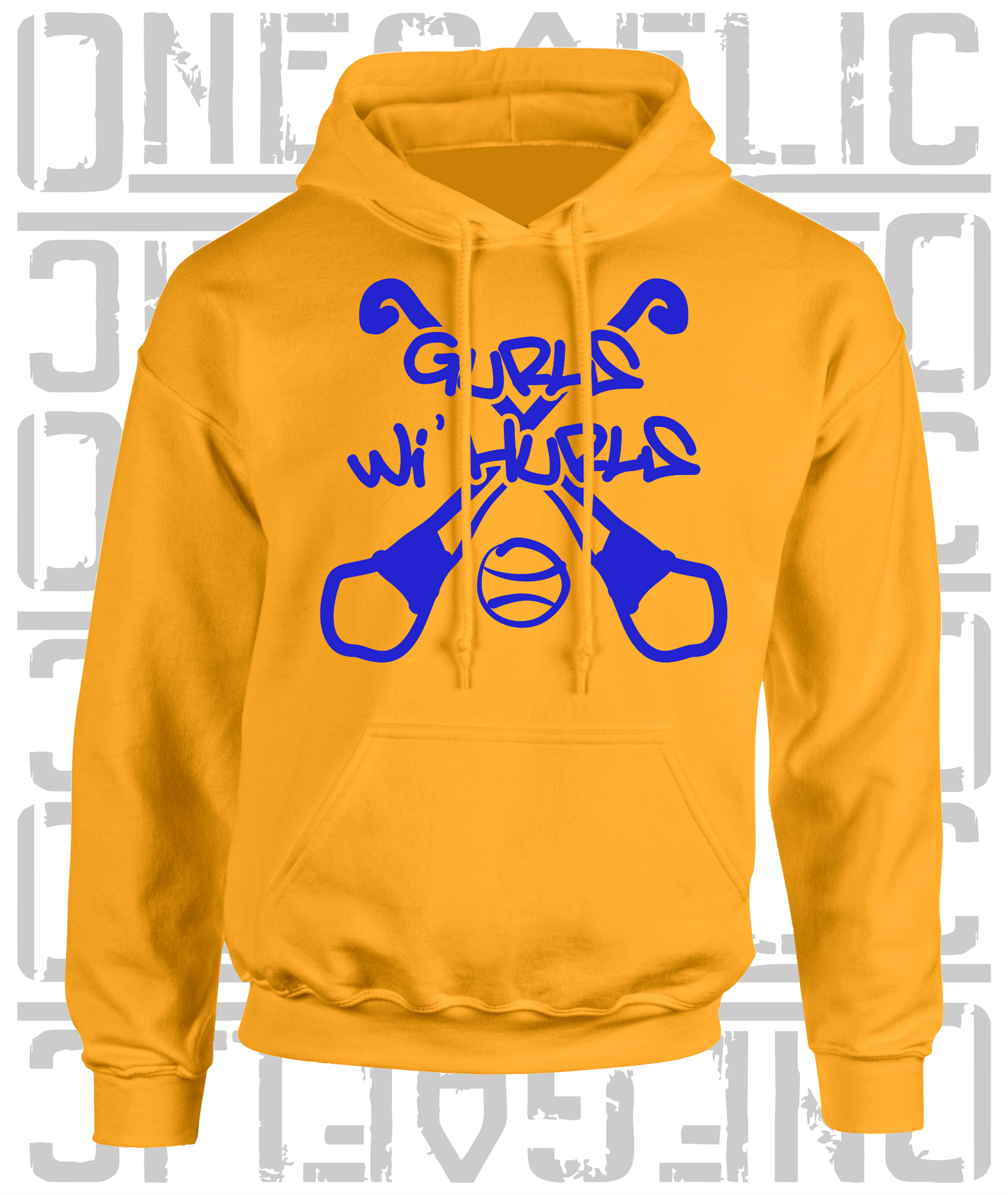 Gurls Wi' Hurls Hoodie, Camogie - Adult - All Counties Available