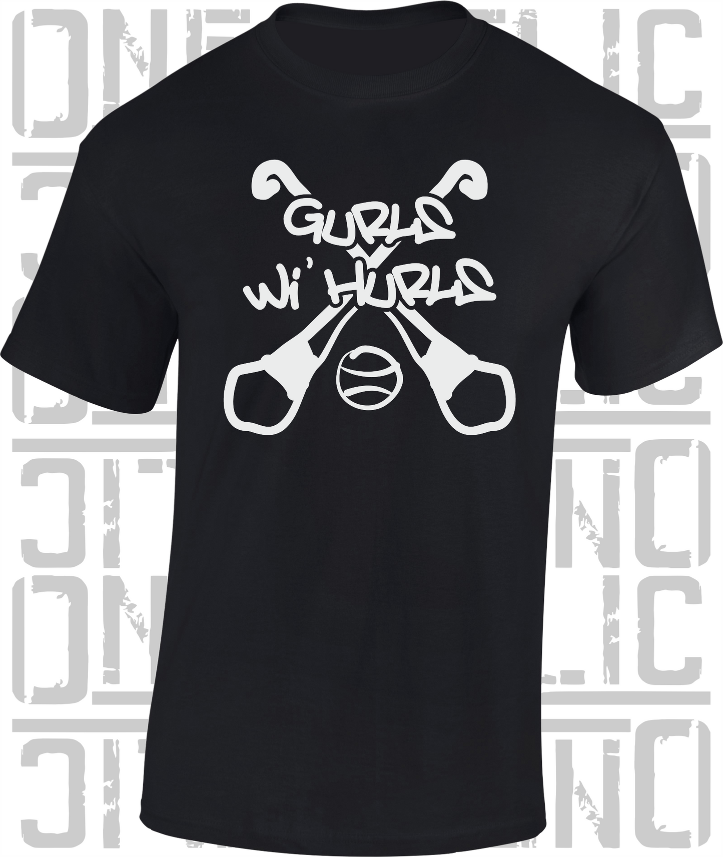 Gurls Wi' Hurls Camogie T-Shirt Adult - All Counties Available