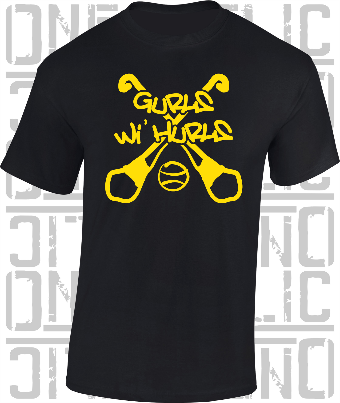 Gurls Wi' Hurls Camogie T-Shirt Adult - All Counties Available